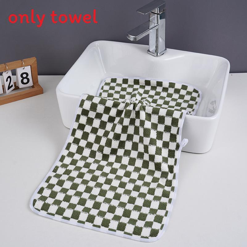 Coral Fleece Face Towel For Home Use Thick Absorbent Soft Adults Gift Collection