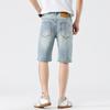 New Summer Jeans Shorts 5-point Men's Mid-sized Pants Thin Casual 5-point Pants