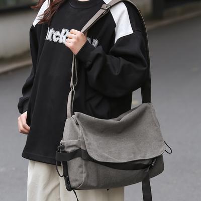 Plátená taška Pánska crossbody taška Študentská taška cez rameno