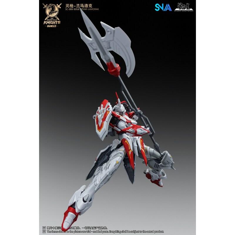 SNAA Model 1/144 Scale The Round Table Knights Lamorak Original Chinese Assembly Model Kit Articulated Action Figure Toy Gift