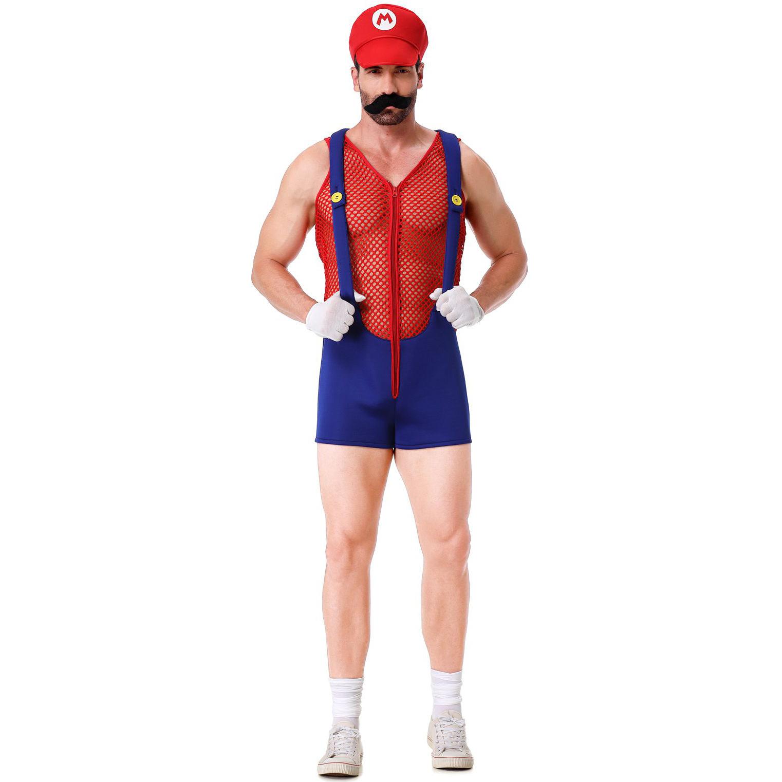 M-XL Super Mario Brothers COS Tērps