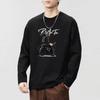 240g Double-Sided Liquid Ammonia Cotton Long Sleeve Unisex T-Shirt - New Solid Color Casual Base Layer for Autumn/Winter 2024