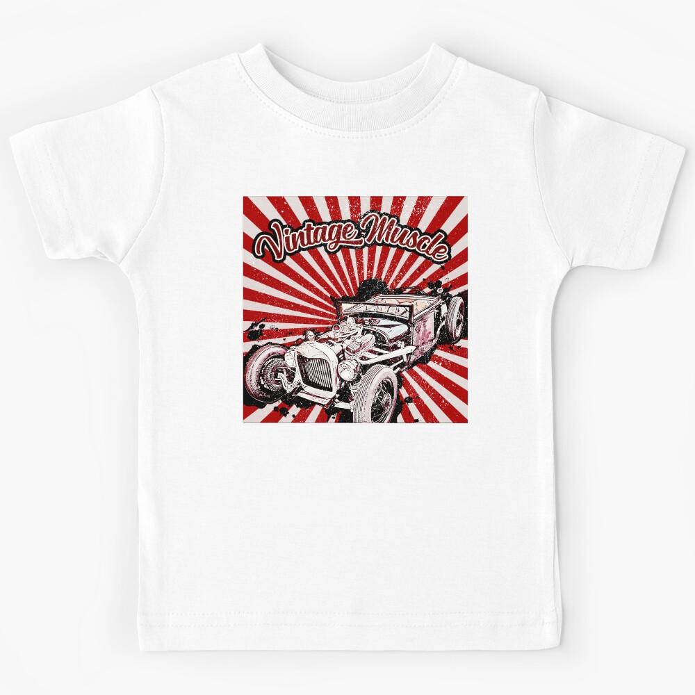 Vintage Muscle Roadster Streetrod Kids T-Shirt 140