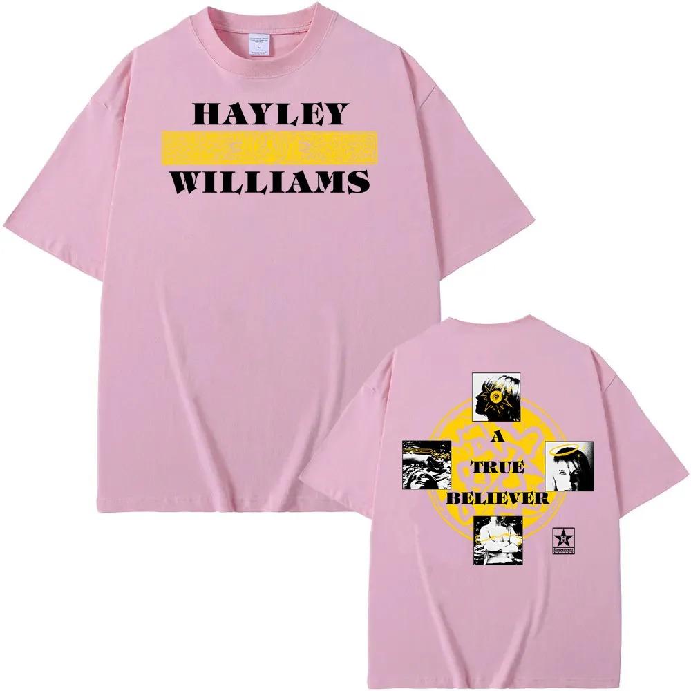 True Believer Ivory Tee Hayley Williams Summer NEW Sleeve High Quality Oneck Oversized Male Female Short Sleeves Casual tees