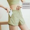 Women's High-Waisted Quick-Dry Loose-Fit Sports Shorts for Yoga and Running