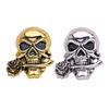 Unique Gothic Rose Skull Brooch for Men Rebellious Alloy Lapel Pin for Suits Jackets and Casual Outfits
