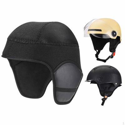 Helmet Liner, Cap with Ear Flaps, Thermal Cycling (for Football),