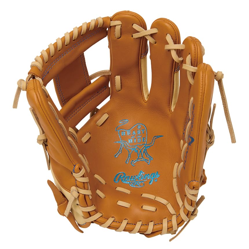 Rawlings DP COLORS GS5FHDR34 Fit Rich Throw HOH® Women's Baseball/Softball Glove, Infielder's Glove, Tan/Camel, 11.5 inches, Right-Handed