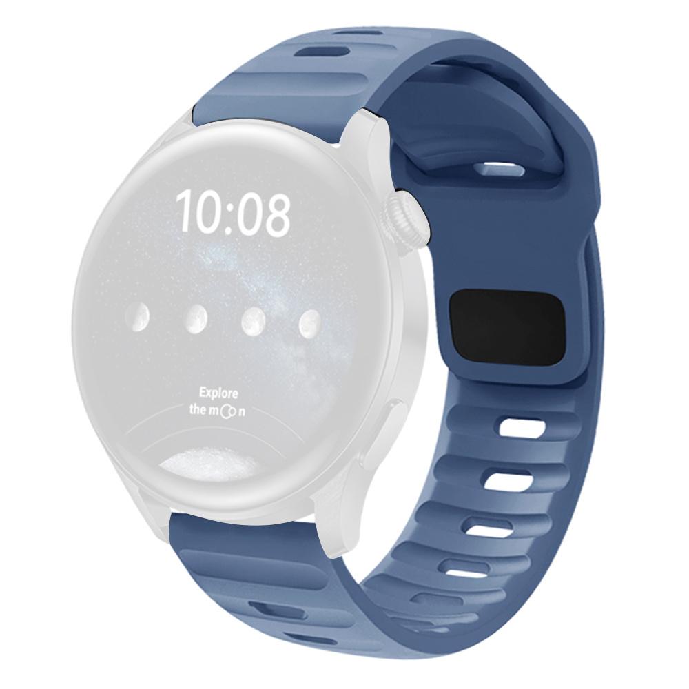 22mm Watch Band For Huawei Watch GT 5 Pro/GT 5/GT 4 46mm Quick Release Square Buckle Silicone Strip