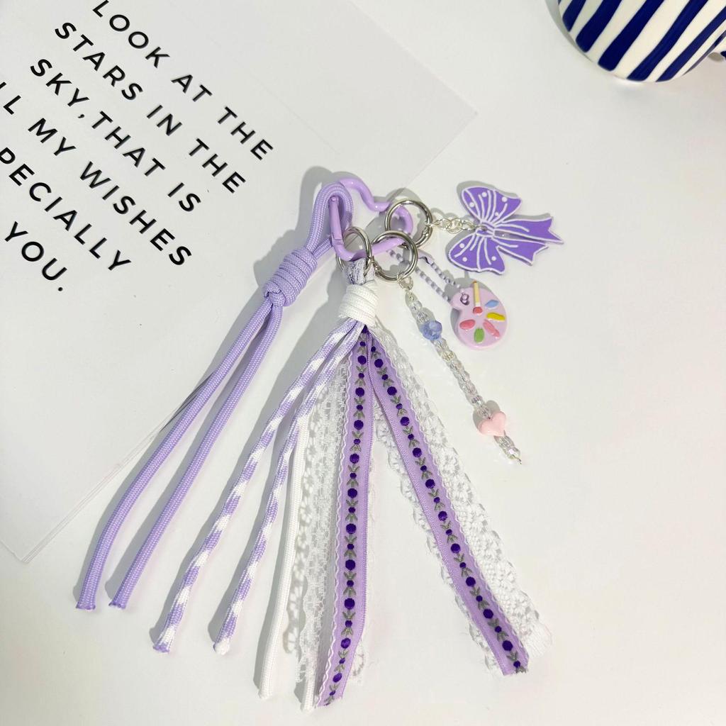 Seria Miu Lalka z tkaniny DIY Blind Box Zawieszka - Modny dodatek do zabawki, Seria Fioletowa