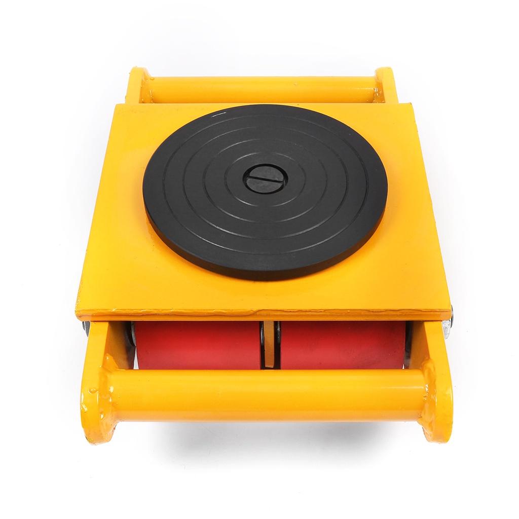 Cast Steel And PU Durable Machine 6T/13200lb Dolly Skate Machinery Roller Mover Cargo Trolley