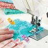 20 Stück Nähklammern Bunte Klammern Mehrzweck Kunststoff Handwerk Häkeln Stricken Sicherheit Kleiderklammern Farbige Bindeklammern