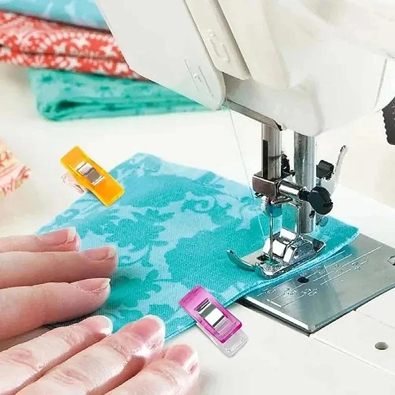 20 Stück Nähklammern Bunte Klammern Mehrzweck Kunststoff Handwerk Häkeln Stricken Sicherheit Kleiderklammern Farbige Bindeklammern