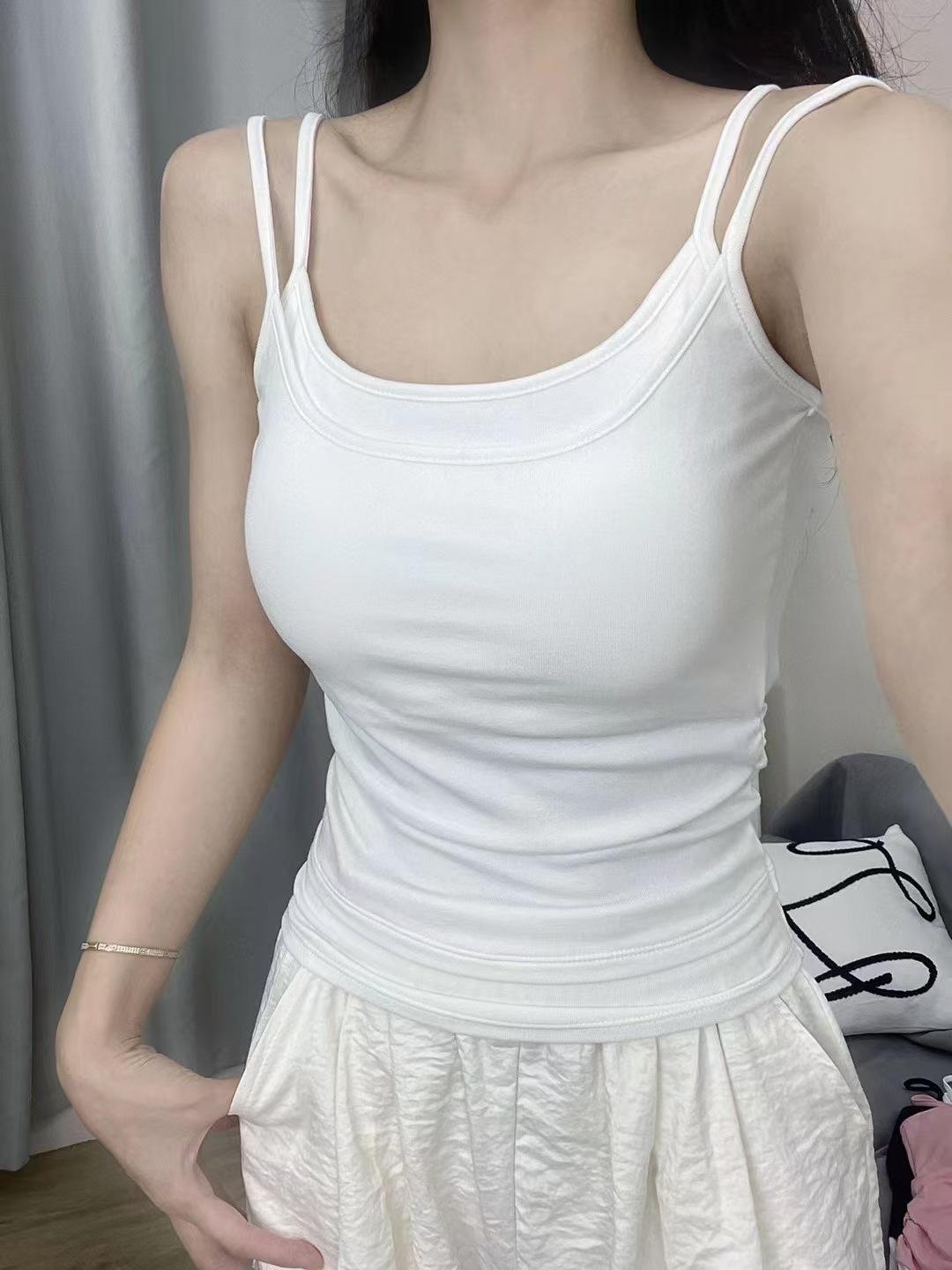 

Женский летний облегающий топ из двух частей с нагрудными вкладышами, контрастными цветами, красивой спинкой и утягивающим талию дизайном One size