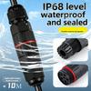 IP68 Waterproof Joint Wire Quick Connection Connector 2/3pin Wire Connectors LED Lamp Wiring Outdoor Rainproof Terminal