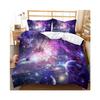 Galaxy Universe Outer Space Theme Duvet Set Digital Printing Three-Piece Bedding Set