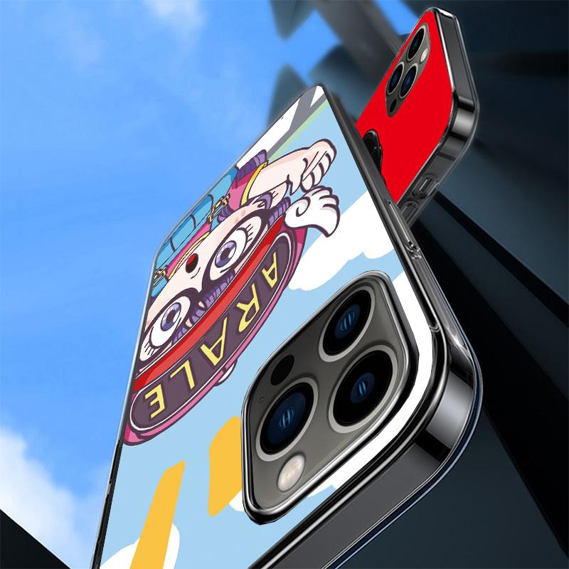 Dr Slump Arale Anime Cover Phone Case For iPhone 16 17 Air 15 14 Pro Max 16E Phone Case 13 Mini 12 11 7 SE 8 Print Pattern Fit C
