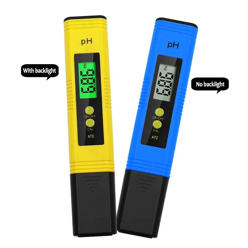 Portable Digital PH Tester - 0.01 Precision LCD Display for Pool Aquarium Water Quality Meter