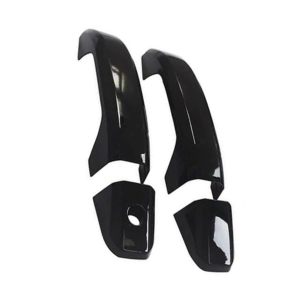 Door Handle Covers Glossy Black For 2014-20 Chevrolet Silverado+GMC Sierra 8pcs