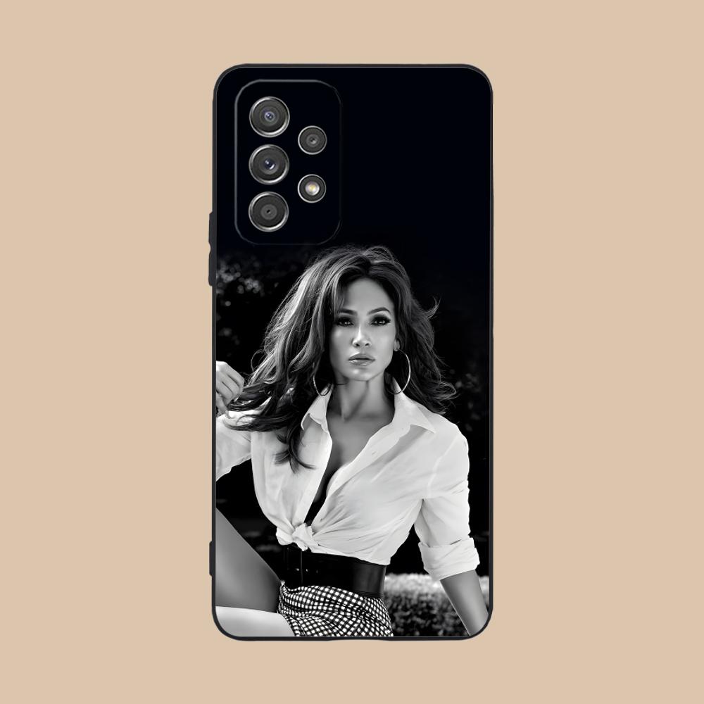 Jennifer Lopez Mobile Cell Phone Case for Samsung Galaxy M55 54 42 35 34 33 32 23 22 15 14 13 12 F55 5G Colorful Cover Pretty