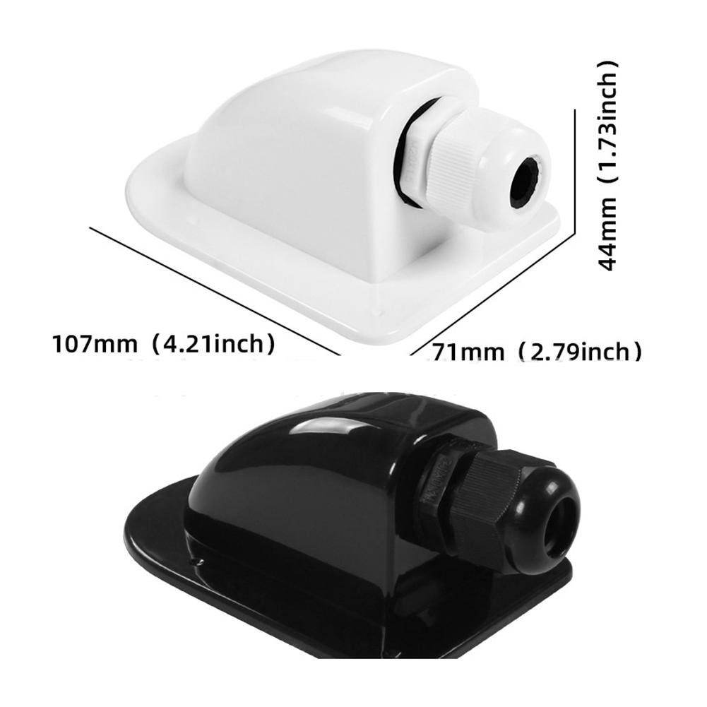 Wohnwagen Solar Auto Anschlussdose Einzel-/Doppelader Kabeldurchführung Tülle Dose Solarpanel Dach Kabeldurchführung Tülle Dose Wohnmobil Zubehör