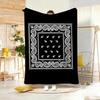 chubby Ppaisley pattern Throw Lightweight g Flannel Blanket Soft Skinfriendly for Summer Cooling