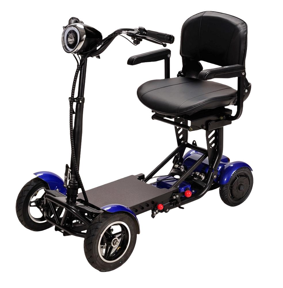 SUNNIGOO L3 Scooter Elettrico a 4 Ruote 500W36V18Ah Scooter Pieghevole Con Funzione di Retromarcia Adatto per Anziani