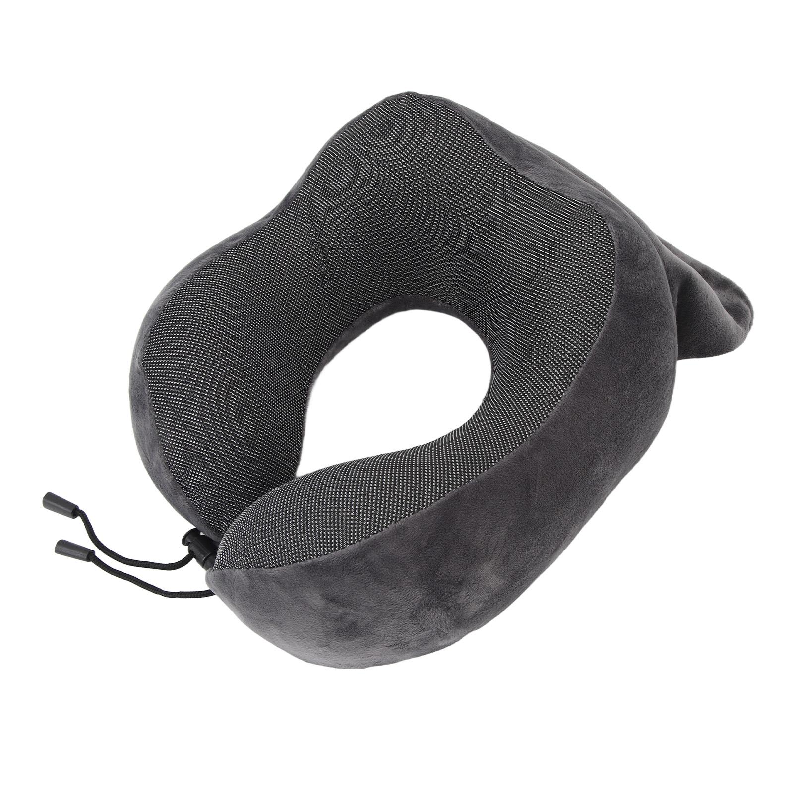 U Shaped Neck Pillow Foldable Portable Washable Cover Memory Foam Neck Support Pillow for Airplane Car