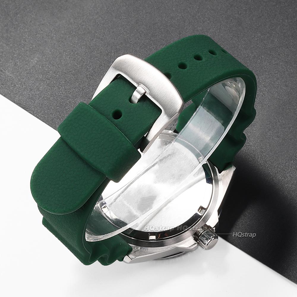 22mm Sportowy Silikonowy Pasek do Zegarka dla Seiko Kobiety Mężczyźni Wodoodporny Gumowy Pasek Nurkowy dla Wodnego Ducha Akcesoria do Bransoletki na Nadgarstek