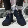 New Fashi Yellow Men's Winter Sneakers Large Size 48 Waterproof Hiking Shoes Men Warm Plush Outdoor Sports Sneaker for Men