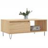  Coffee Table, Sonoma Oak 90x50x36.5 Cm Wood-based Material