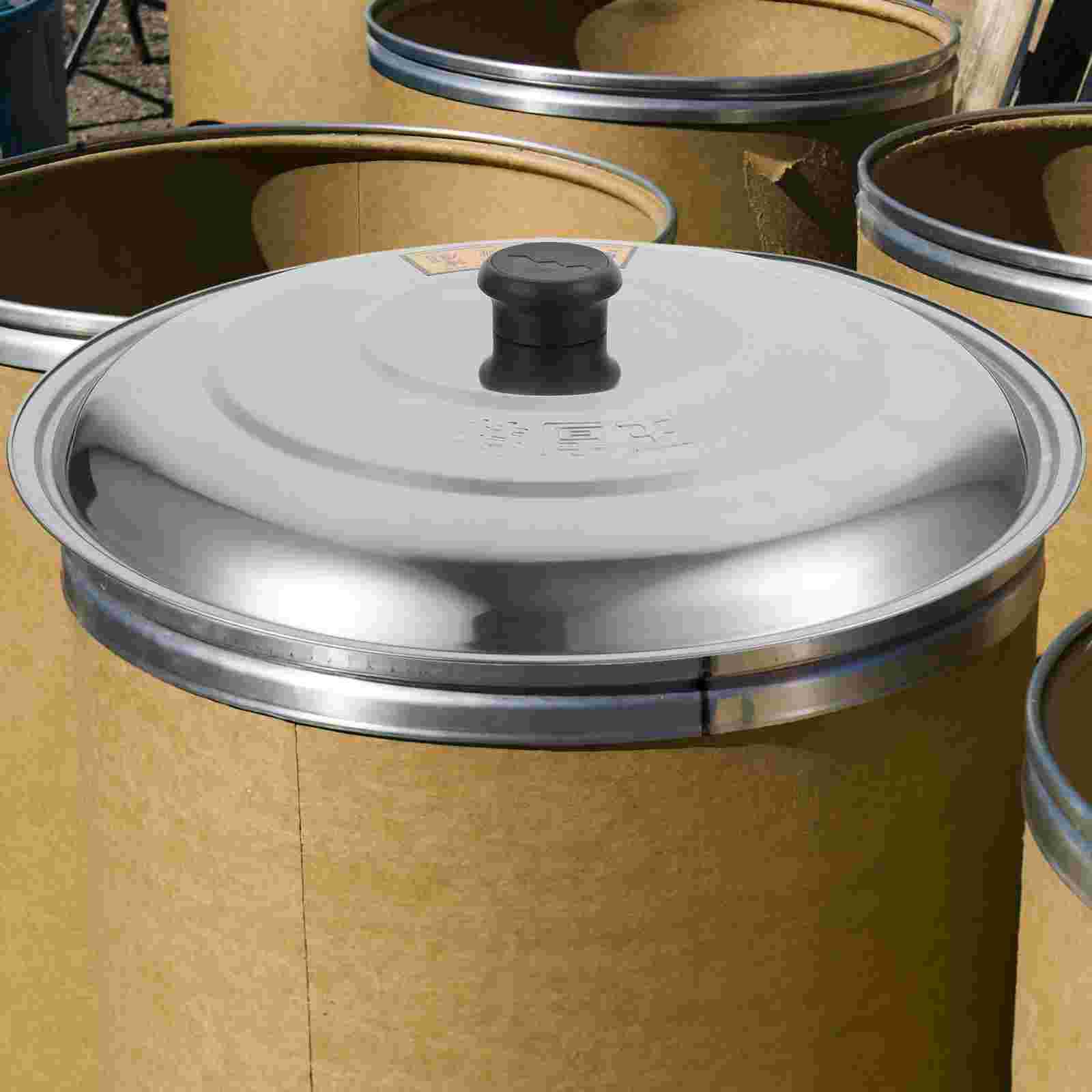 

Жаровня, кастрюля, нержавеющая сталь, крышка, бытовая кастрюля, чехол для домашнего аксессуара, спагетти, многофункциональный, серебристый, круглый