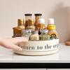 Rotating Kitchen Storage Rack: Large-Capacity Spice and Fruit Organizer