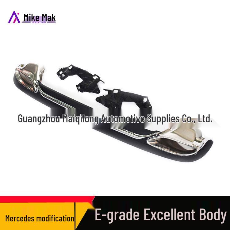 M-B 14w212 Exhaust Tail Kit: E260/E300 Rear Lip & Nozzle
