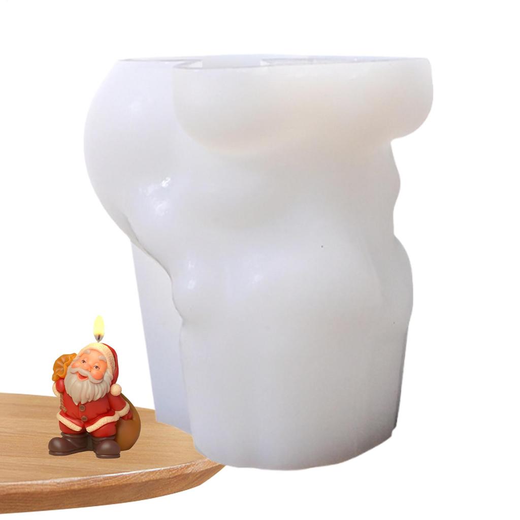 Christmas Silicone Molds for Candles Decorative Casting Christmas Pattern Molds for Thanksgiving Fall Winter Birthday Table