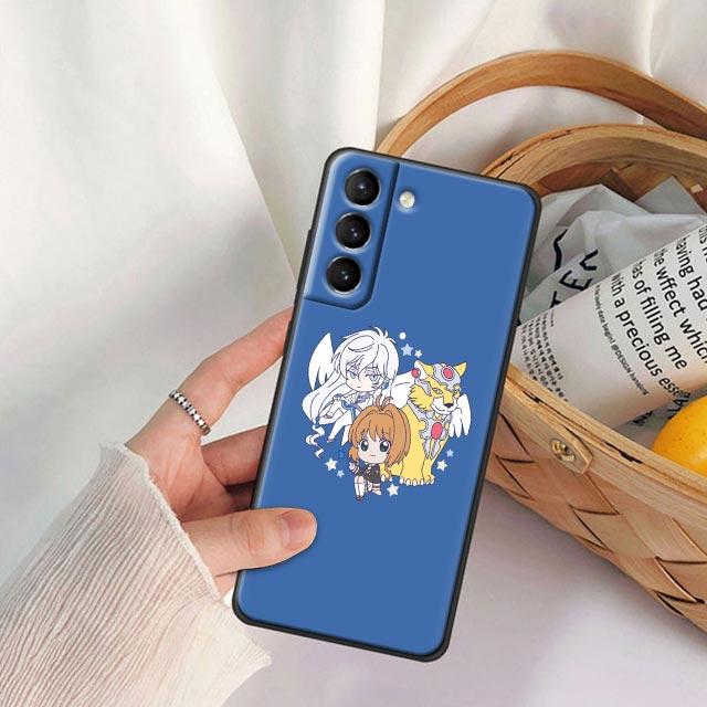 

Милый чехол для телефона с рисунком аниме «Captor Sakura» для Samsung Galaxy S22 S21 S20 Ultra S10e S9 S8 S7 Fe 5G Plus Fundas Capa Samsung S8