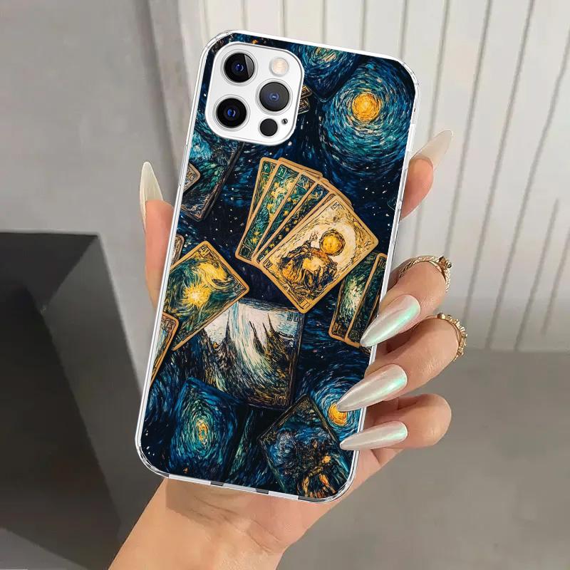 Witch Tarot Card Phone Case for Iphone 17 Air 16 15 Plus 14 13 Mini 12 11 Pro Max 16E 7 8 SE 2020 Soft Funda Print Shell 17 Air