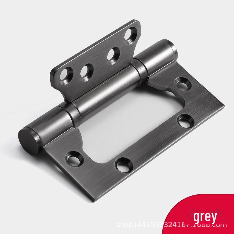 Haoti 4-Inch Stainless Steel Mother-and-Child Hinge for Wooden Doors