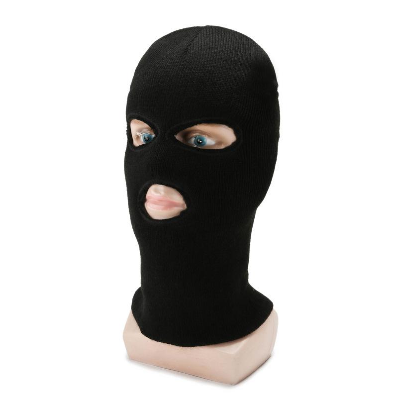 Eyed Cap Three Knitted Hat Winter Warmth All Inclusive Caps Breathable Gift