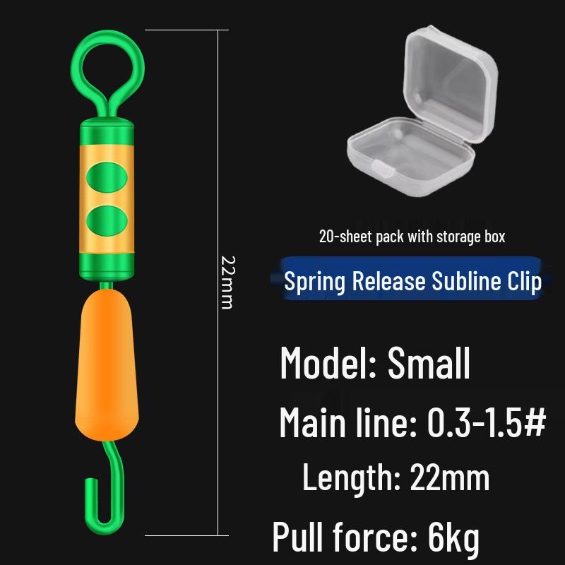 Anti-Tangle Silicone Leader Clip & Connector - Force-Relieving Fishing Tackle Accessory