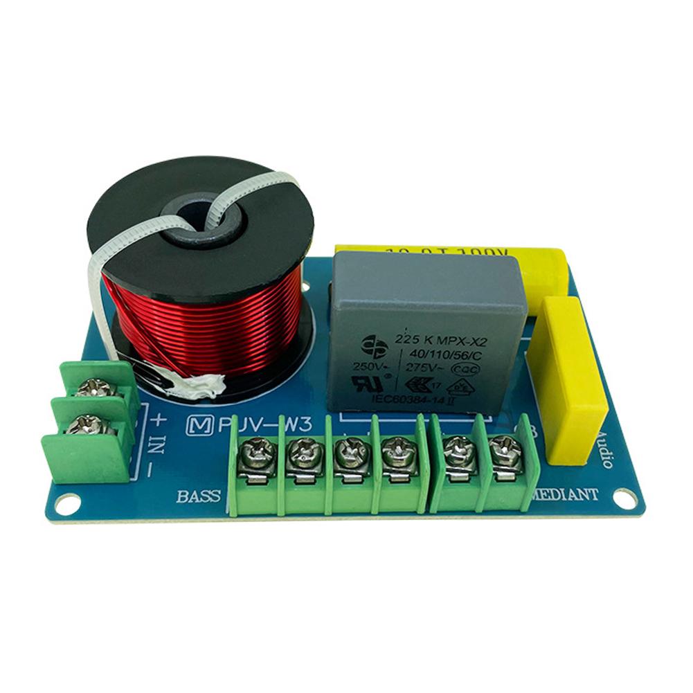 3-Way Speaker Frequency Divider Home Theater Dance Audio Hifi Filter Circuit Board Bookshelf Audio for 3.5/4/4.5-8 Inch Speakers