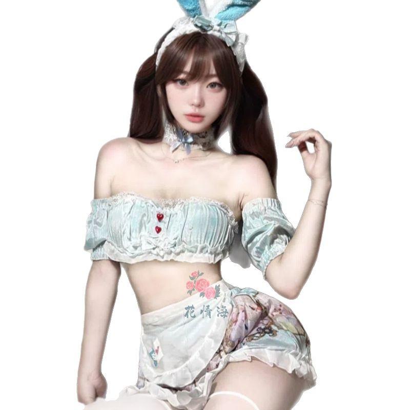 Sex Lingerie Sexy Pure Desire Split Two-dimensional Lolita Maid Maid Rabbit Outfit