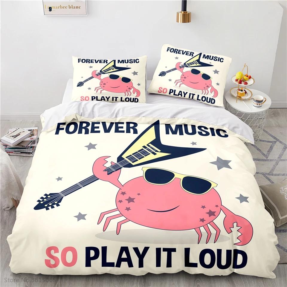 Cute Cartoon Cat Kitty Printed Bedding Set Pink 3d Duvet Cover Sets Pillowcase Children Single Double Twin Full Queen King Size
