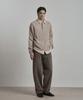WORK ON BODY OFF Ez Semi-Wide Curved Denim Pants [Sand]