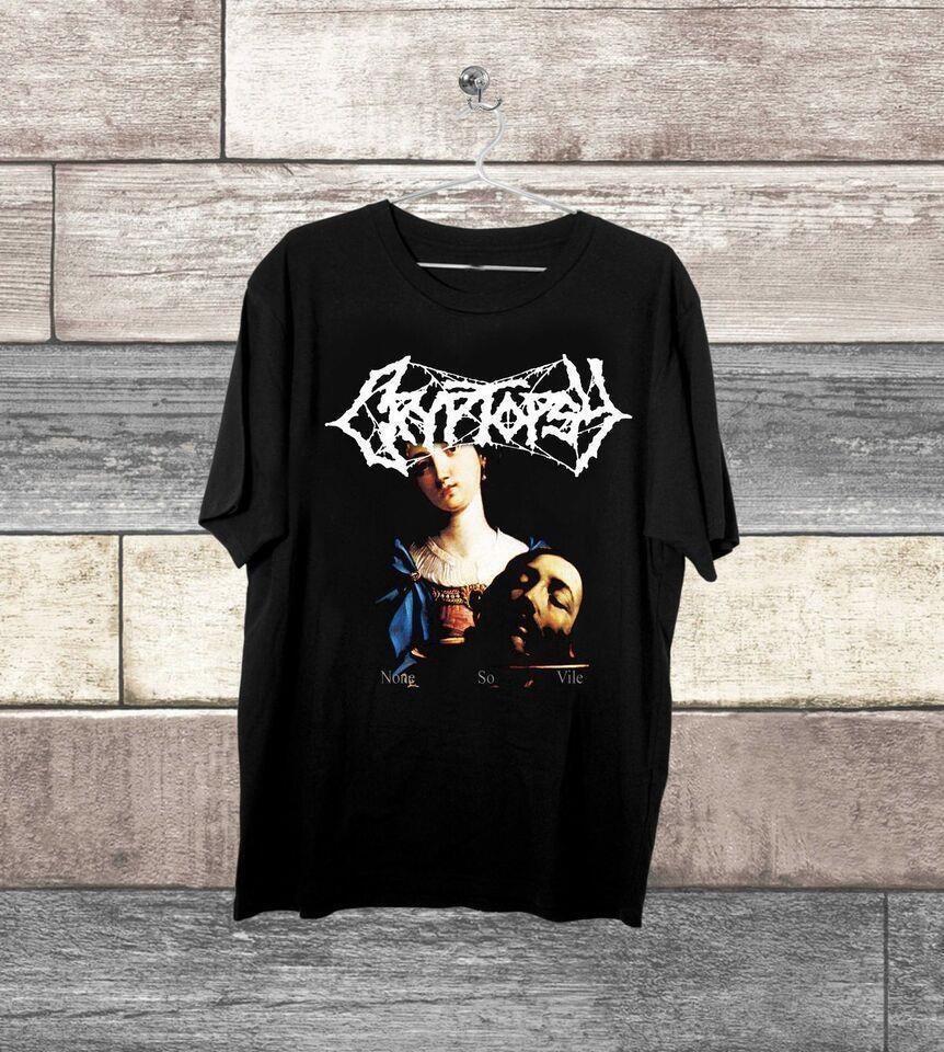 Cryptopsy New Black Shirt Black Cotton T-Shirt All sizes Unisex T-Shirt XXXL