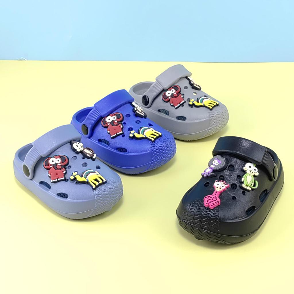 Kids' Cartoon Clog Sandals: Summer Beach & Indoor, Cute for Boys & Girls