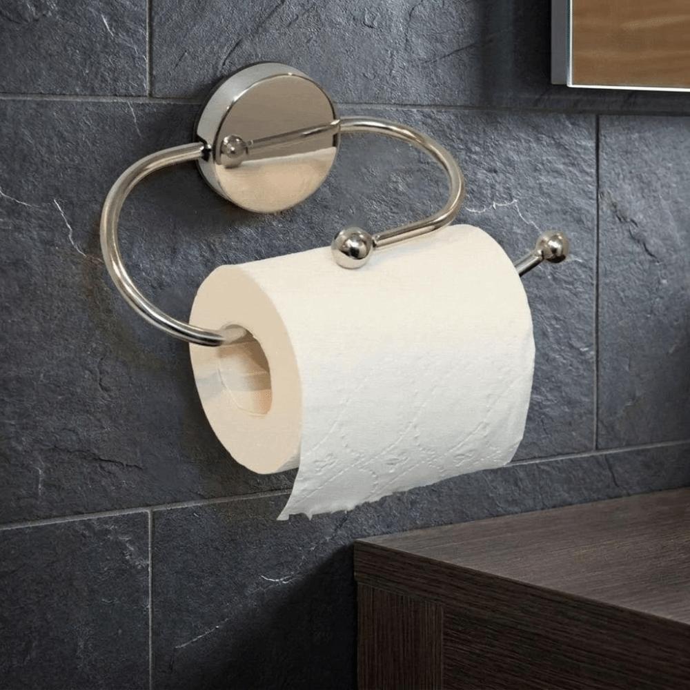 with Suction Cup Bathroom Tissue Holder Stainless Steel Roll Holder Toilet