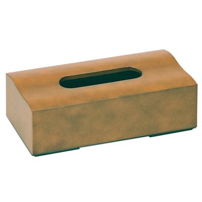 Ikeda Wave Tissue Box, Natural Brown, Approx. 25.3 X 13.3 X 7.5 Cm, Product Code 22001, Made In Japan