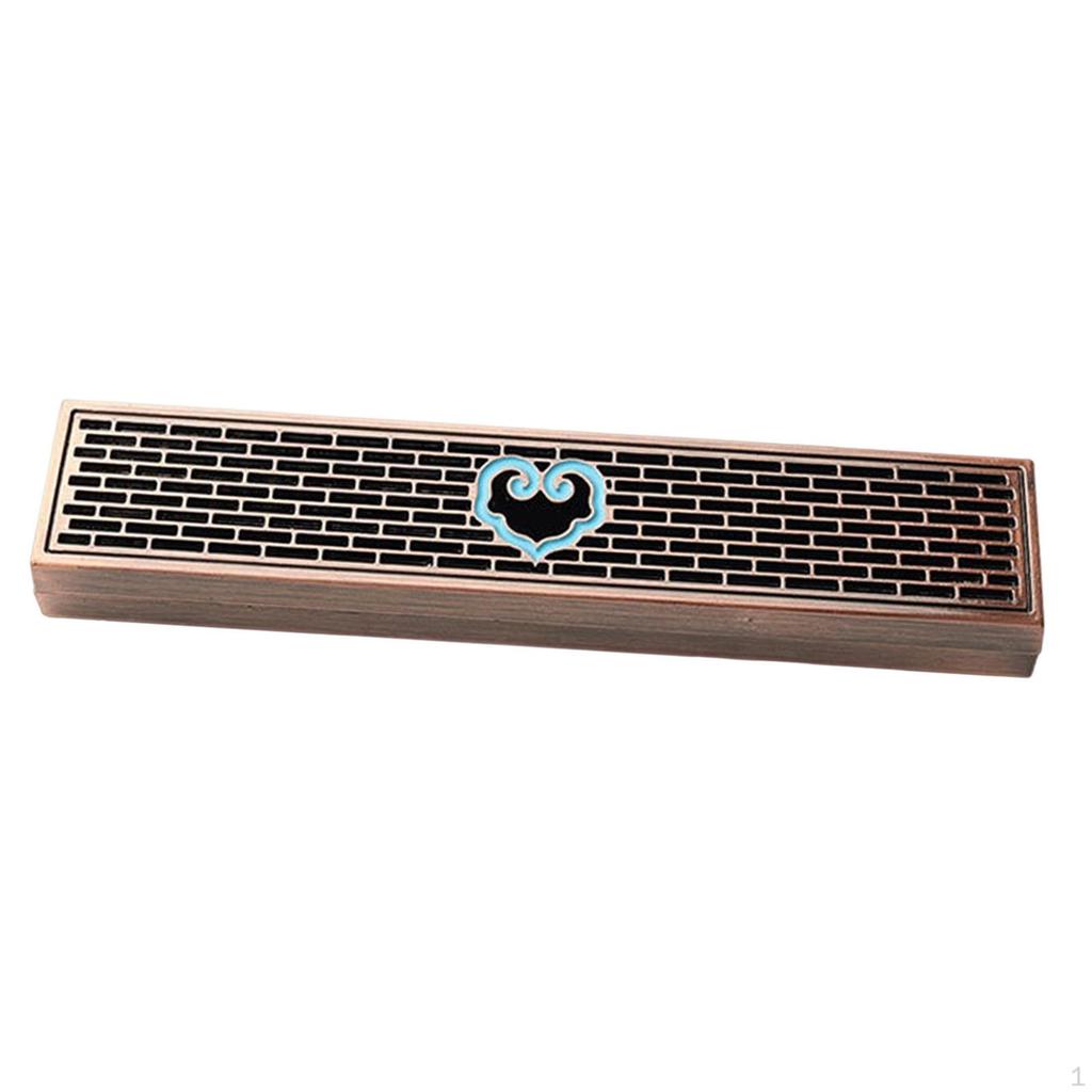 Incense Cone Burner Holder Decorative Storage Box Crafts Figurine Desktop