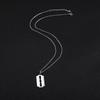 Collier Lame de Rasoir Cazador Forme de Rasoir Pendentif Collier Acier Inoxydable Collier Acier Froid Pour Hommes Collier Hip Hop Bijoux